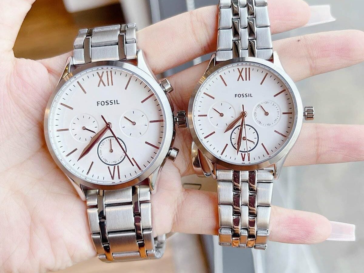 Montre Fossil Fenmore BQ2468SET - Boîtier Cadeau D'origine - Montre Bracelet Classique - Instructions Incluses - 9