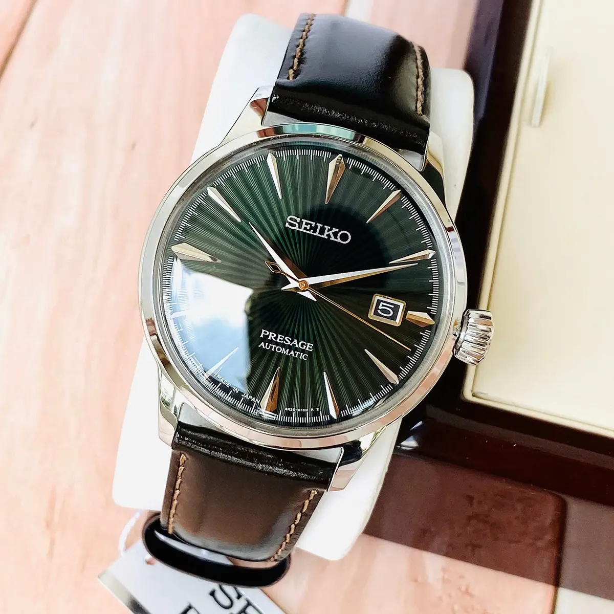 Seiko Automatic Cocktail Green SRPD37J1 (2)