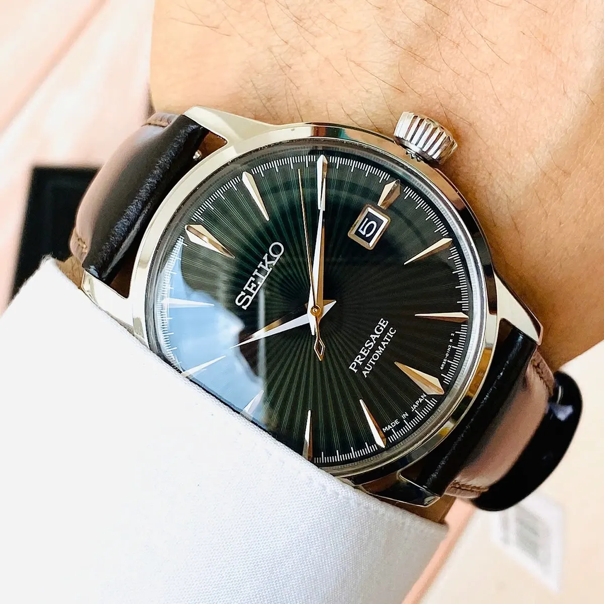 Seiko Automatic Cocktail Green SRPD37J1 (5)