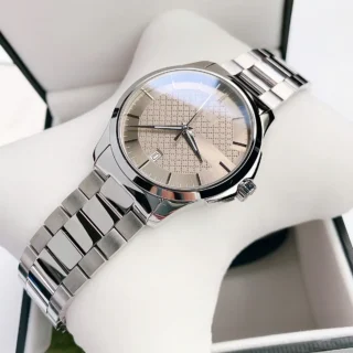 Gucci G Timeless Dial Brown YA126431 (10)
