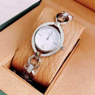 Đồng hồ nữ Franklin FL5288 Oval đính đá Swarovski 32mm - mặt trước