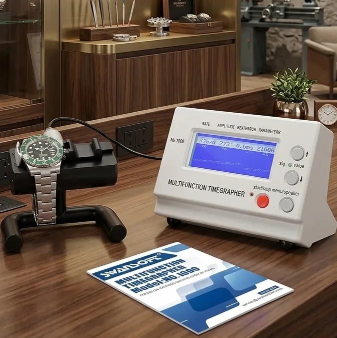 Máy Timegrapher đo sai số và biên độ dao động đồng hồ cơ